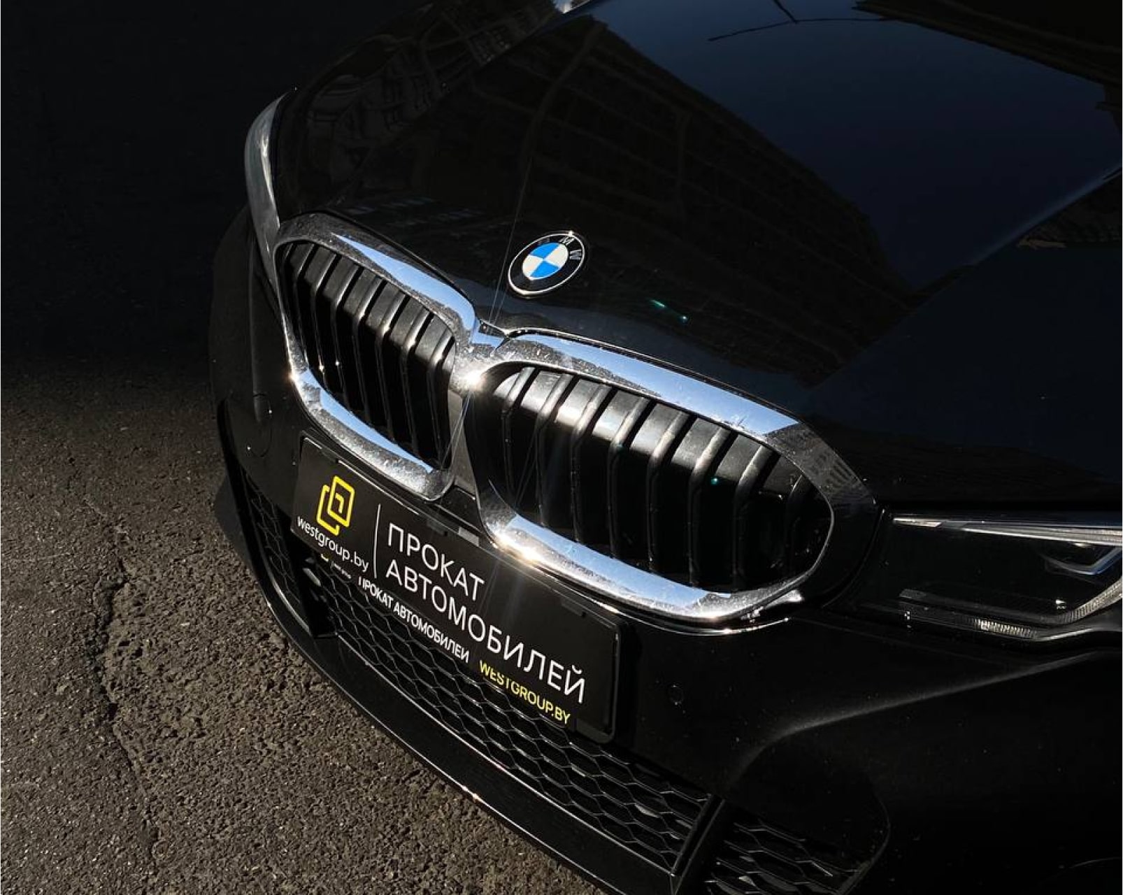 Аренда  BMW 320d G20 M-sport  3 класса 2019 года в городе Минск от 84 $/сутки,  двигатель: Бензин , объем 2.0 литров, КАСКО (Мультидрайв), без водителя, вид 3 - West Group