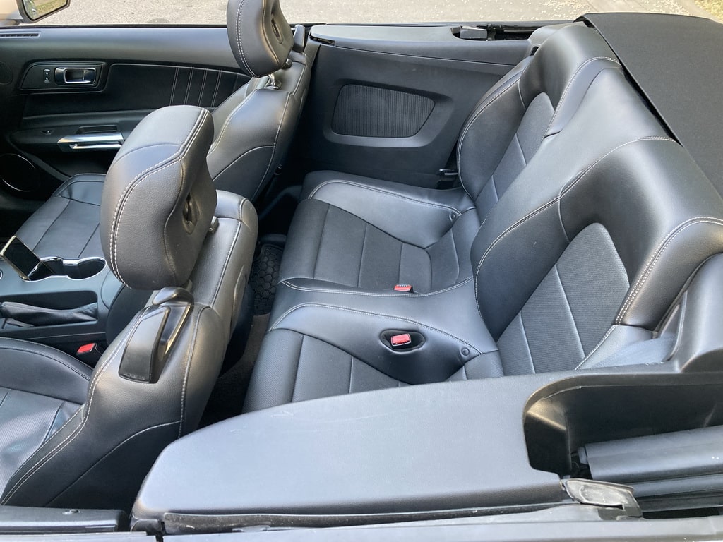 Аренда  Ford Mustang Cabrio VI EcoBoost  5 класса 2019 года в городе Минск от 95 $/сутки,  двигатель: Бензин , объем 2.3 AT EcoBoost литров, КАСКО (Мультидрайв), без водителя, вид 5 - West Group