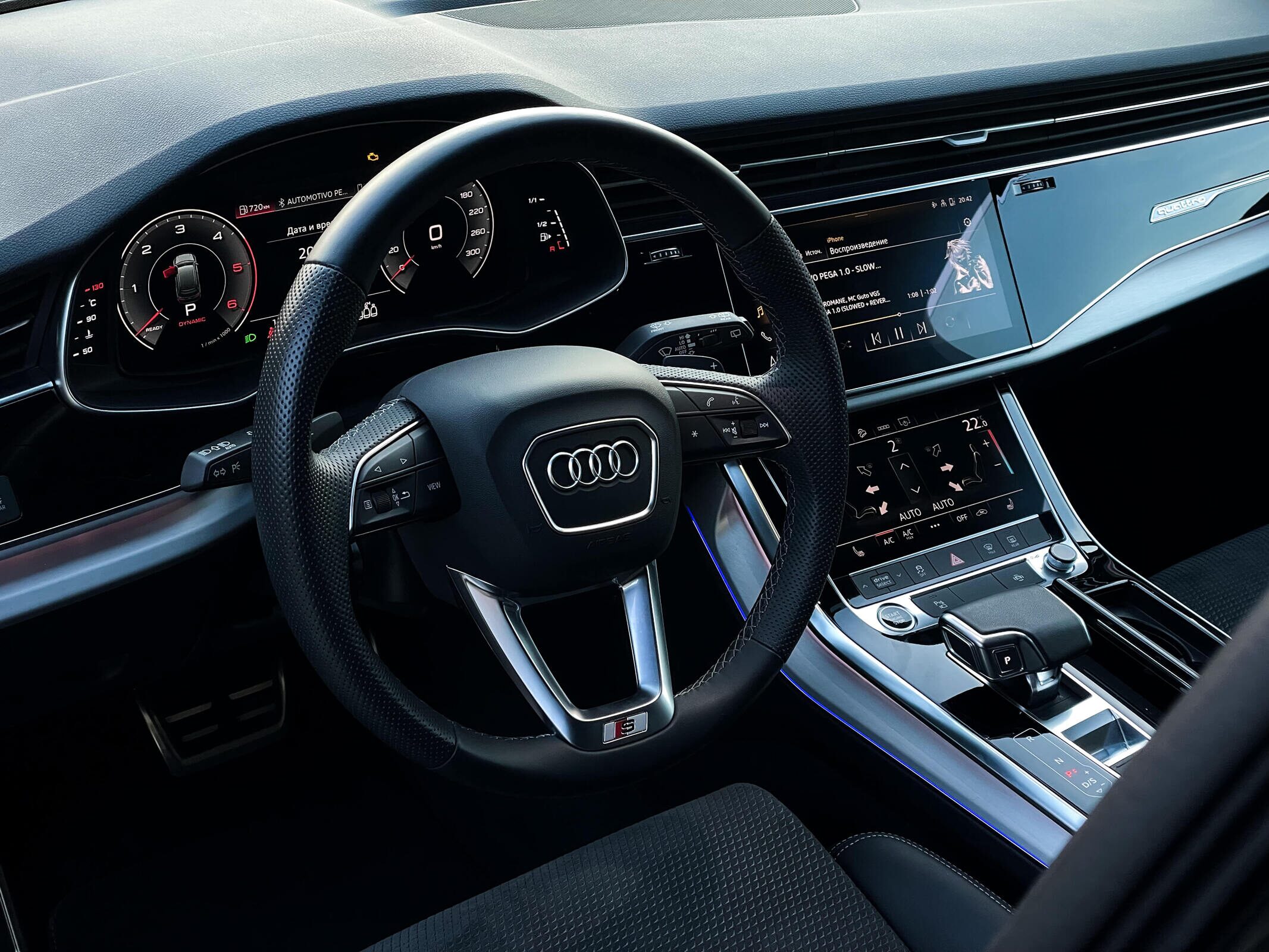 Аренда  Audi Q7 quattro tiptronic  6 класса 2022 года в городе Минск от 280 $/сутки,  двигатель: ДТ , объем 3.0 литров, КАСКО (Мультидрайв), без водителя, вид 2 - West Group