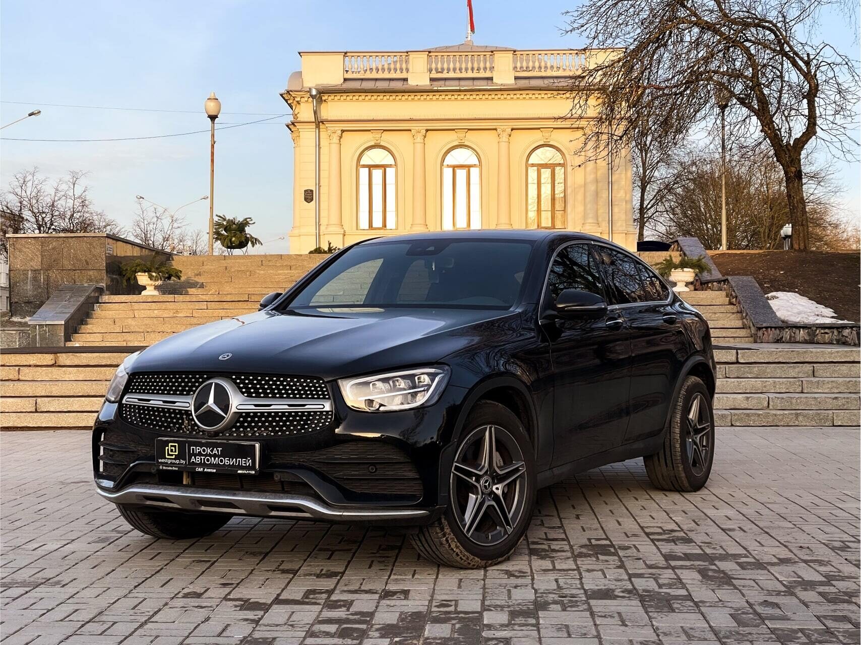 Аренда  Mercedes Benz GLC Coupe 220d (C253A) AMG 4MATIC  6 класса 2022 года в городе Минск от 174 $/сутки,  двигатель: ДТ , объем 2.0 литров, КАСКО (Мультидрайв), без водителя, вид 1 - West Group