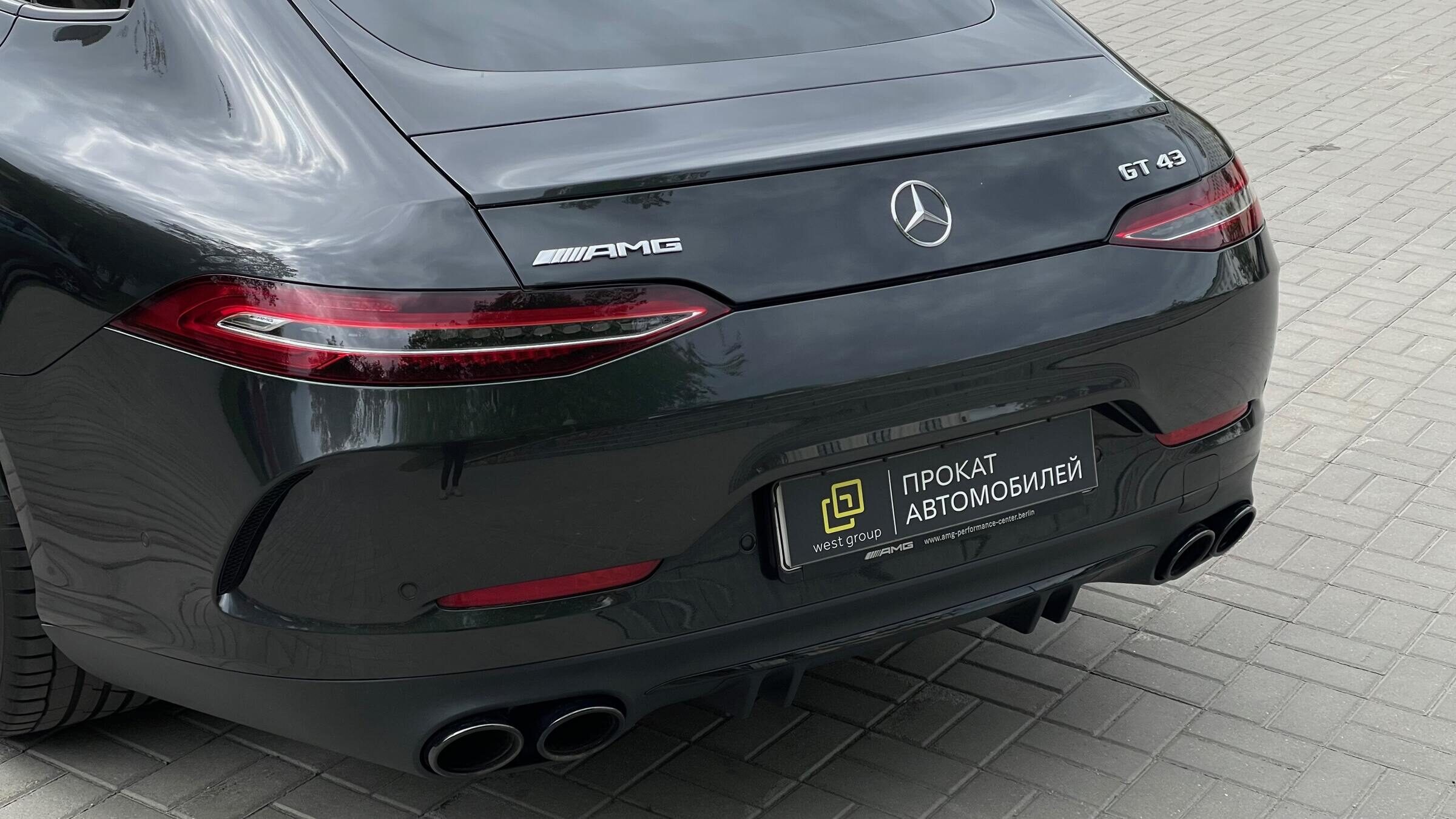 Аренда  Mercedes benz AMG GT 43 4MATIC+  4 класса 2020 года в городе Минск от 420 $/сутки,  двигатель: Бензин , объем 3.0 литров, КАСКО (Мультидрайв), без водителя, вид 2 - West Group