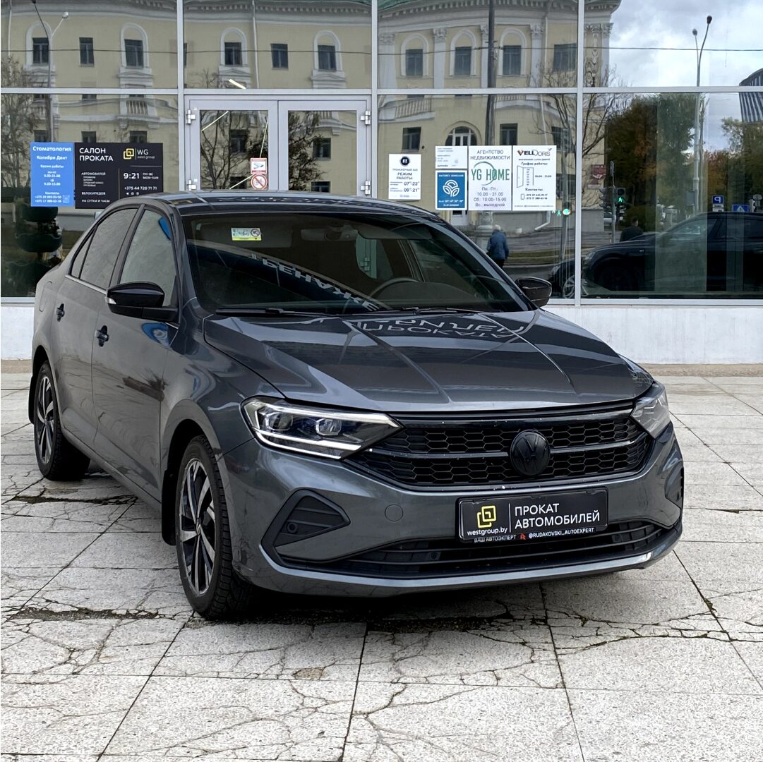 Аренда  Volkswagen Polo AT SPORT Exclusive  0 класса 2021 года в городе Минск от 40 $/сутки,  двигатель: Бензин , объем 1.6 литров, КАСКО (Мультидрайв), без водителя, вид 1 - West Group