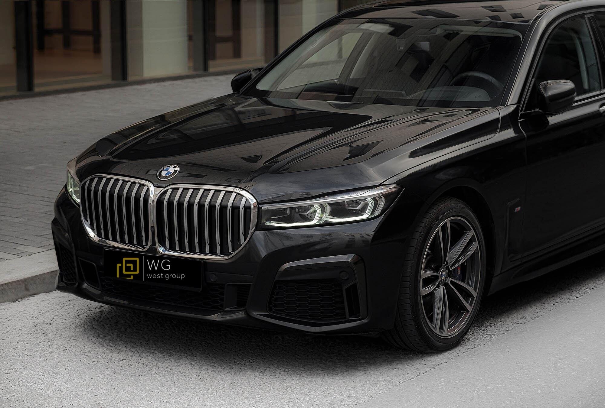 Аренда  BMW 7er G12 2019  4 класса 2019 года в городе Минск от 275 $/сутки,  двигатель: ДТ , объем 3.0 литров, КАСКО (Мультидрайв), без водителя, вид 3 - West Group