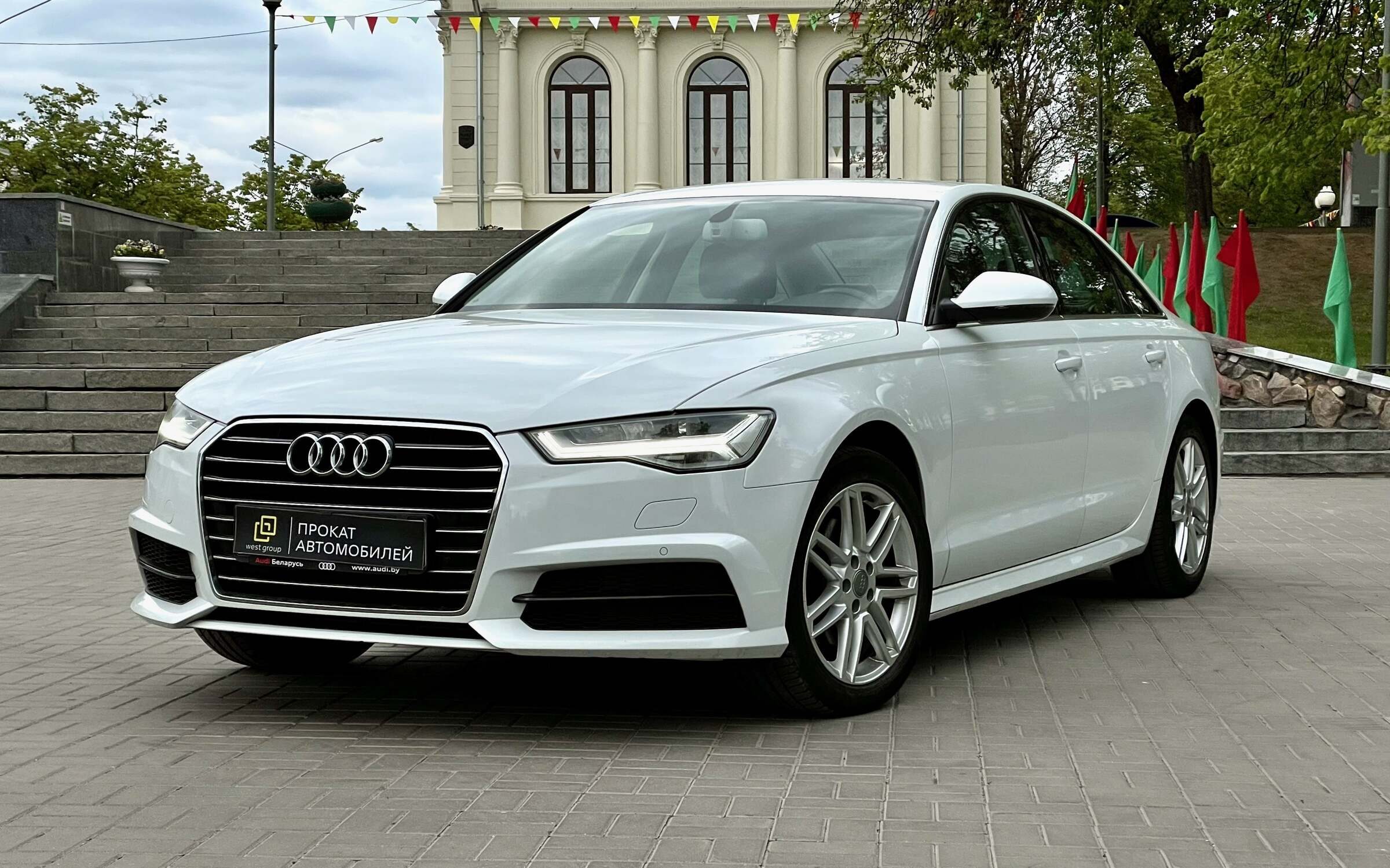 Аренда  Audi A6 C7  3 класса 2018 года в городе Минск от 85 $/сутки,  двигатель: Бензин , объем 1.8 литров, КАСКО (Мультидрайв), без водителя, вид 1 - West Group