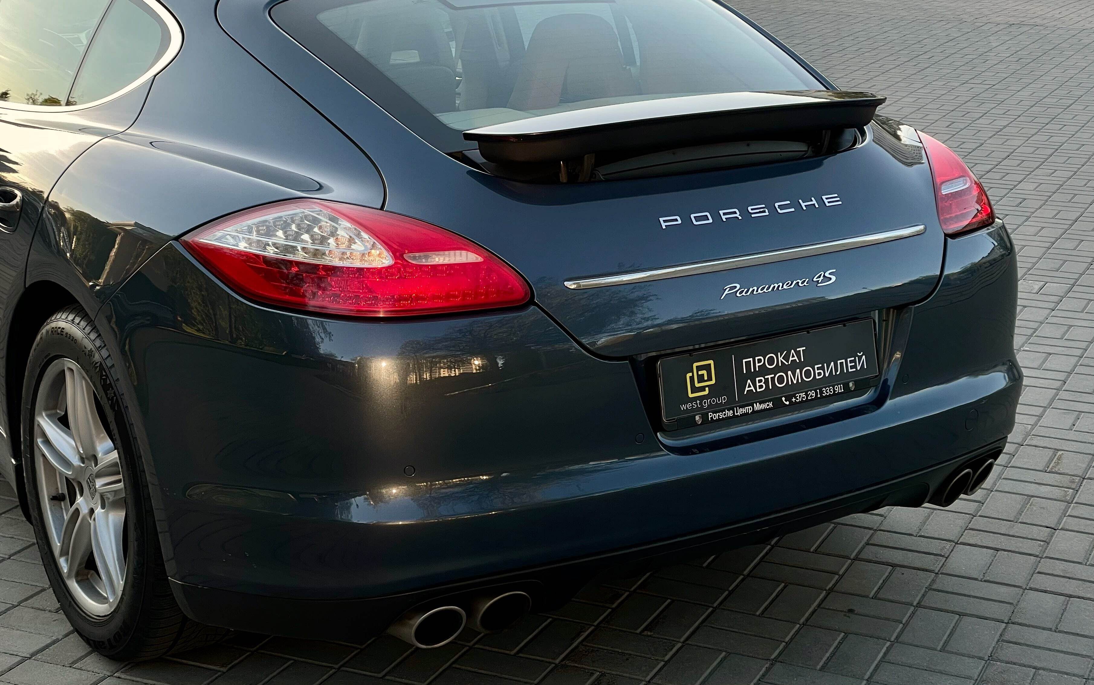 Аренда  Porsche Panamera 4s  4 класса 2010 года в городе Минск от 180 $/сутки,  двигатель: Бензин , объем 4.8 литров, КАСКО (Мультидрайв), без водителя, вид 7 - West Group
