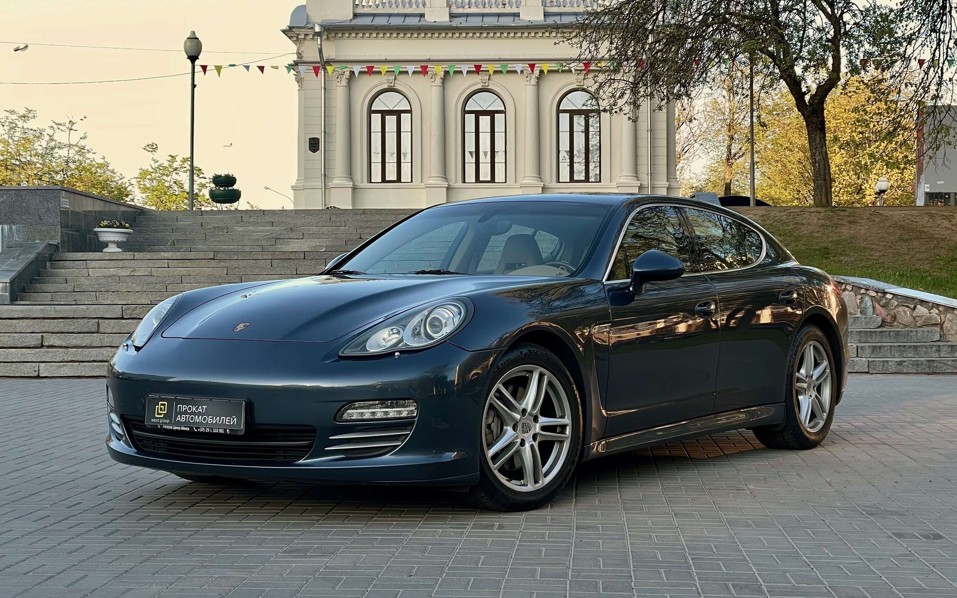 Аренда  Porsche Panamera 4s  4 класса 2010 года в городе Минск от 180 $/сутки,  двигатель: Бензин , объем 4.8 литров, КАСКО (Мультидрайв), без водителя, вид 1 - West Group