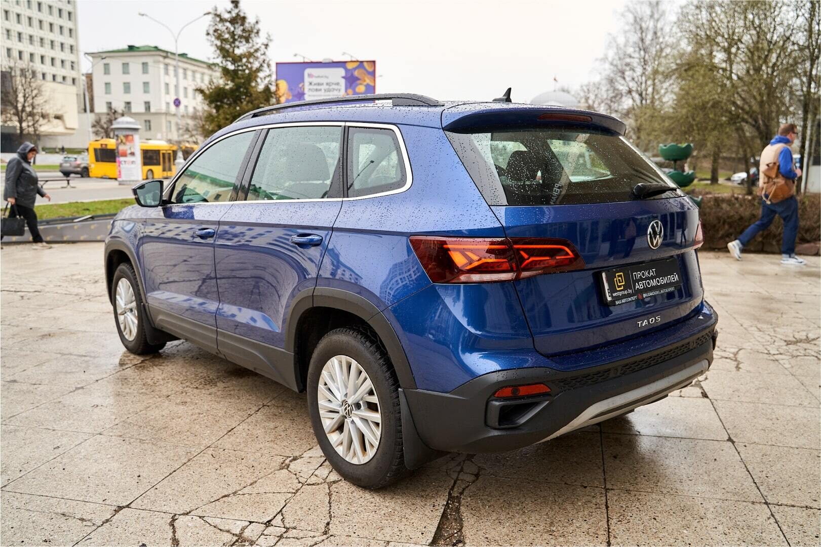 Аренда  Volkswagen Taos   6 класса 2021-2023 года в городе Минск от 69 $/сутки,  двигатель: Бензин , объем 1.6 литров, КАСКО (Мультидрайв), без водителя, вид 2 - West Group