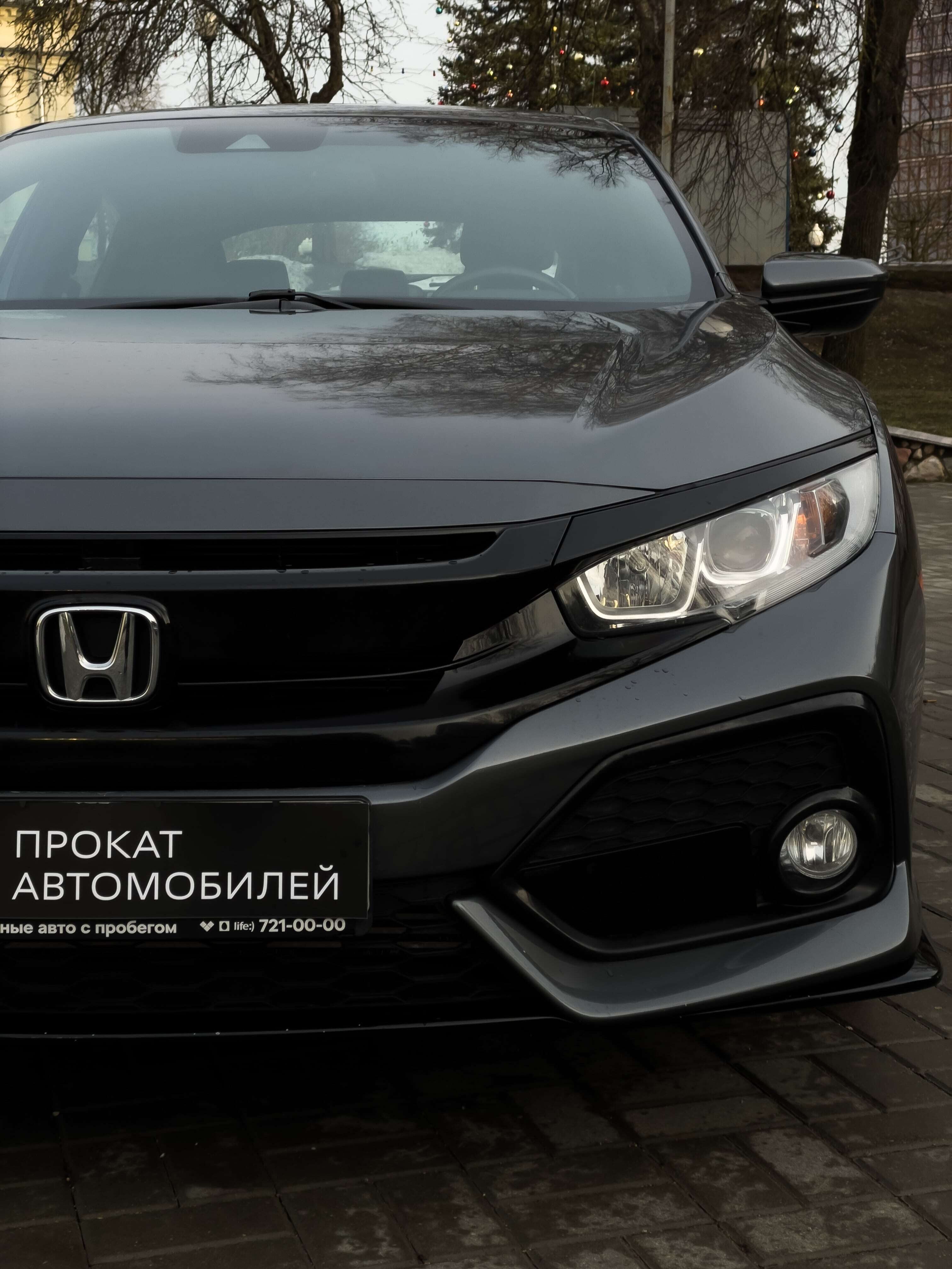 Аренда  Honda Civic X LL-CVT Sport  2 класса 2018-2020 года в городе Минск от 39 $/сутки,  двигатель: Бензин , объем 1.5 литров, КАСКО (Мультидрайв), без водителя, вид 8 - West Group